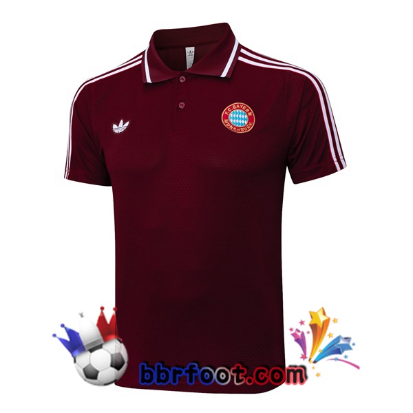 Polo Foot Bayern Munich Marron 2025/2026