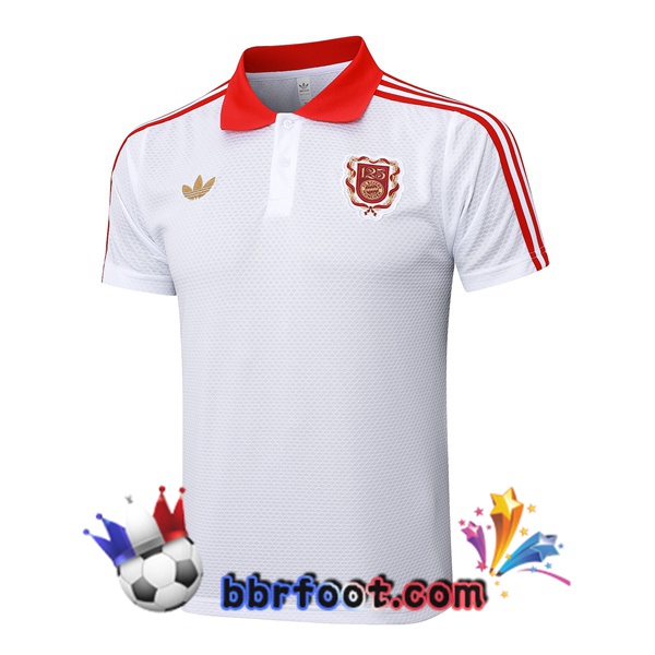 Polo Foot Bayern Munich Blanc 2025/2026