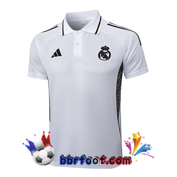 Polo Foot Real Madrid Blanc 2025/2026