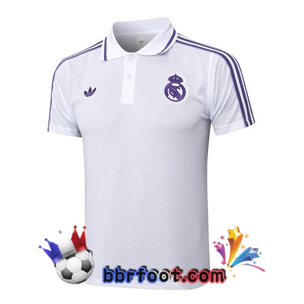 Polo Foot Real Madrid Blanc 2025/2026