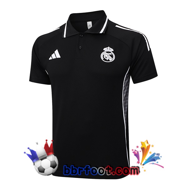 Polo Foot Real Madrid Noir 2025/2026 Polo Foot Real Madrid Noir 2025/2026