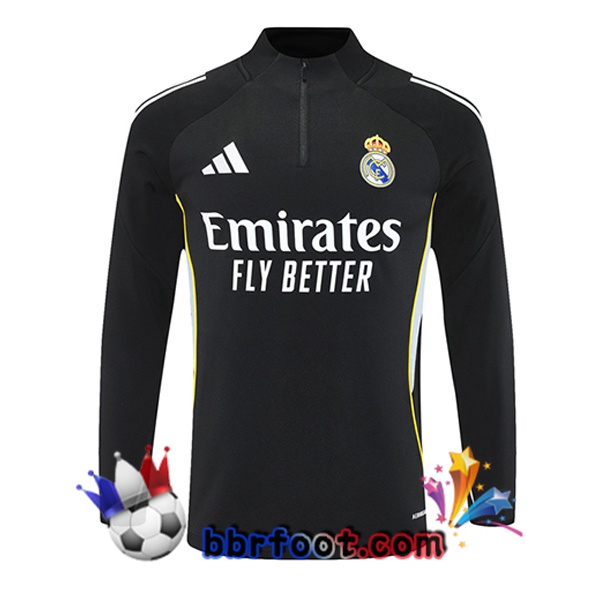 Sweatshirts Homme Real Madrid Noir 2025/2026