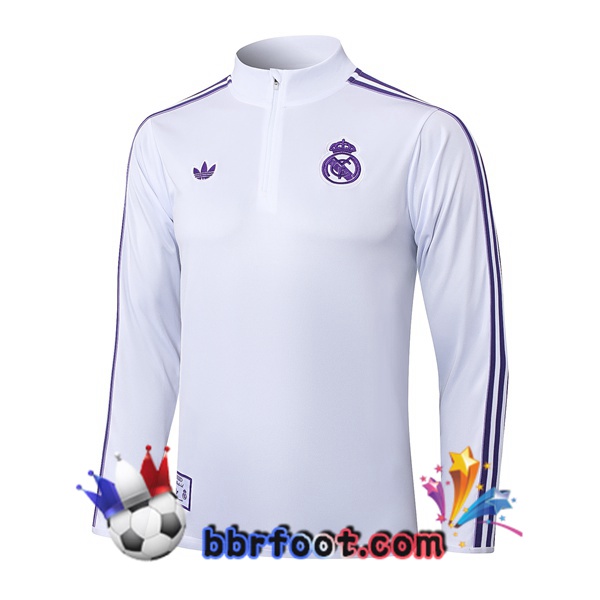 Sweatshirts Homme Real Madrid Blanc 2025/2026