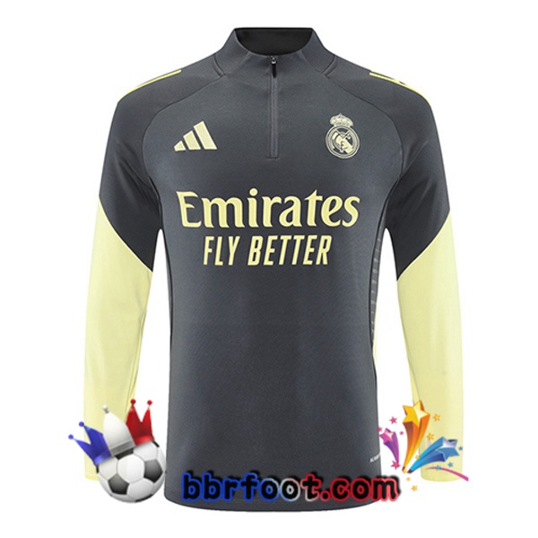 Sweatshirts Homme Real Madrid Gris 2025/2026