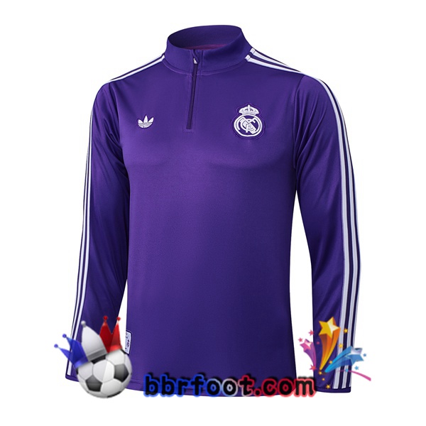 Sweatshirts Homme Real Madrid Pourpre 2025/2026