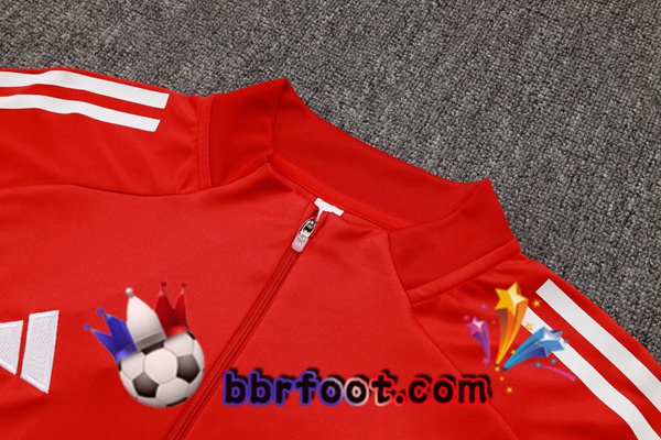 Survetement Foot Arsenal Rouge 2025/2026