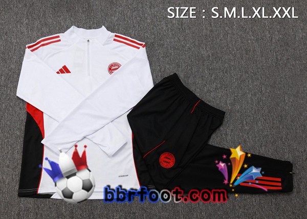Survetement Foot Bayern Munich Blanc 2025/2026