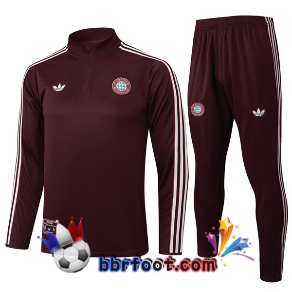 Survetement Foot Bayern Munich Marron 2025/2026