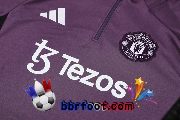 Survetement Foot Manchester United Pourpre 2025/2026