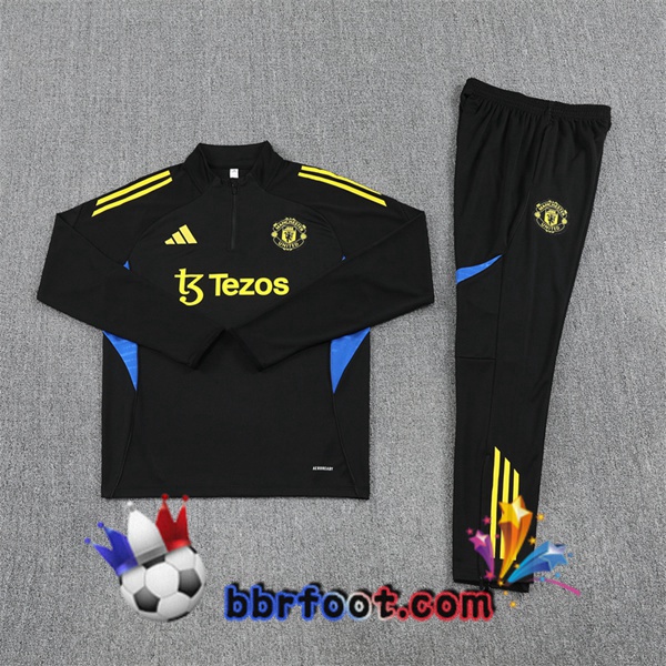 Survetement Foot Manchester United Noir 2025/2026