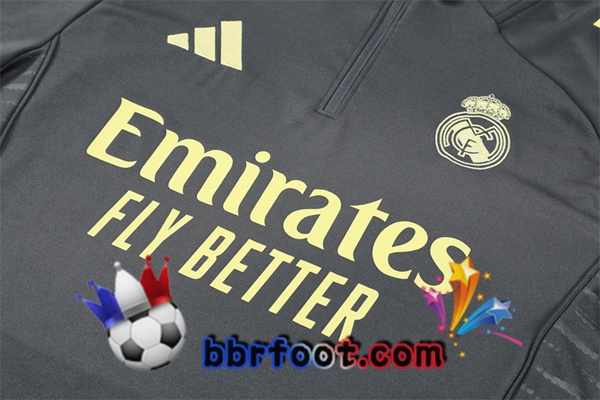 Survetement Foot Real Madrid Gris 2025/2026