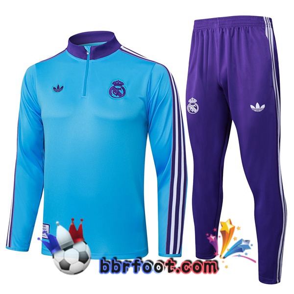 Survetement Foot Real Madrid Bleu 2025/2026