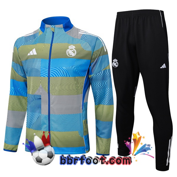 Survetement Foot - Veste Real Madrid Bleu 2025/2026