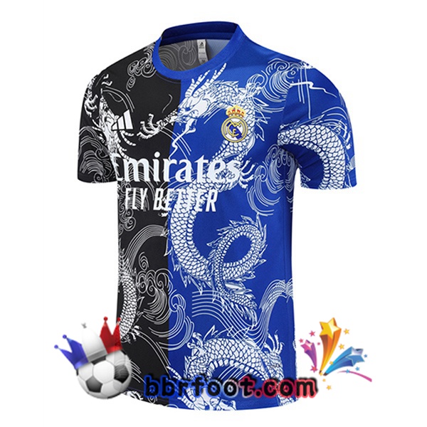 Training T-Shirts Real Madrid Noir Bleu 2025/2026