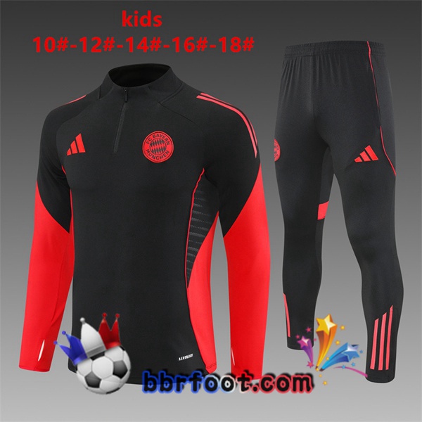 Survetement Foot Bayern Munich Enfant Noir 2025/2026 Survetement Foot Bayern Munich Enfant Noir 2025/2026