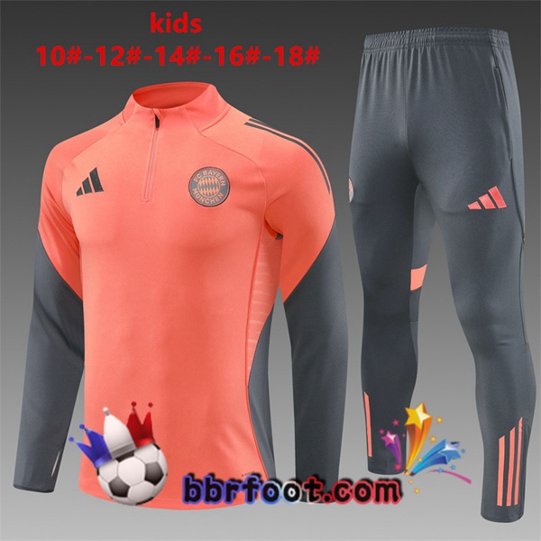Survetement Foot Bayern Munich Enfant Orange 2025/2026