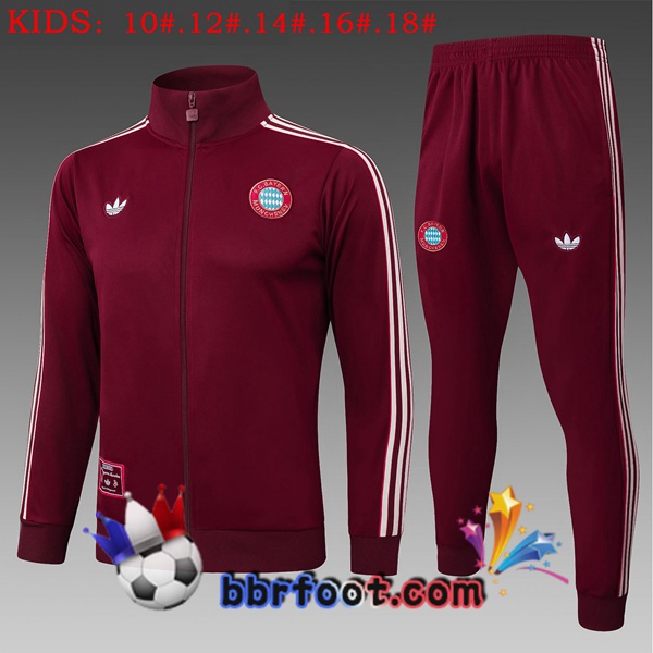 Survetement Foot - Veste Bayern Munich Enfant Marron 2025/2026