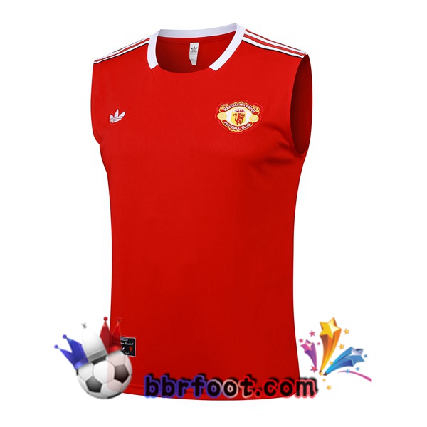 Gilet Foot Manchester United Rouge 2025/2026