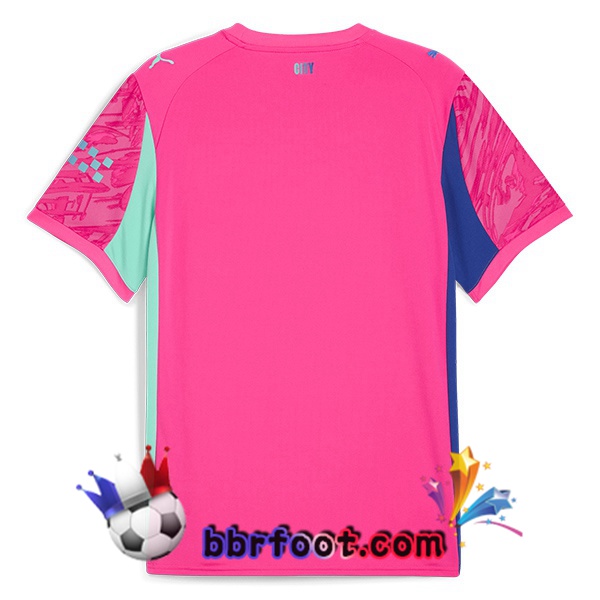 Maillot Foot Manchester City Gardien de but Rose 2025/2026