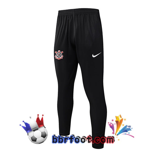 Pantalon Foot Corinthians Noir 2025/2026