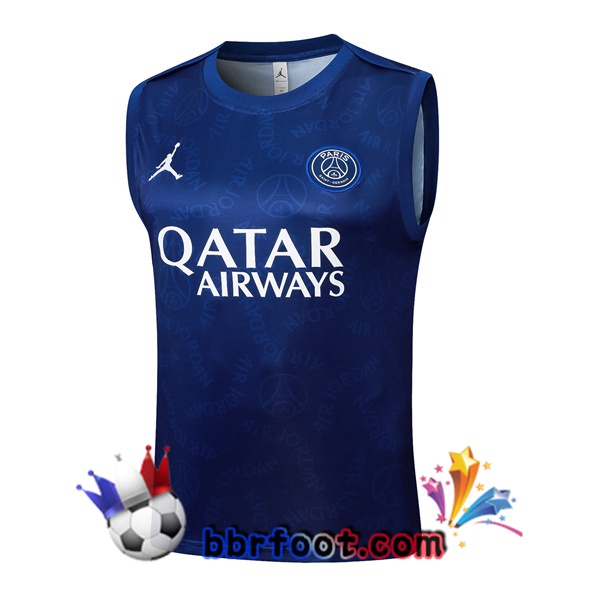 Gilet Foot Jordan Paris PSG Bleu Royal 2025/2026