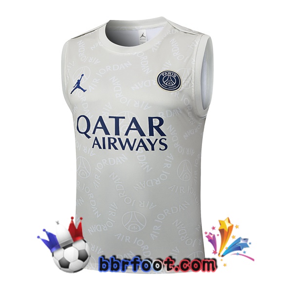 Gilet Foot Jordan Paris PSG Gris 2025/2026