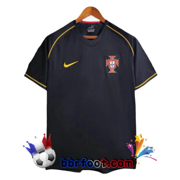 Maillot Foot Portugal Retro Exterieur Noir 2006