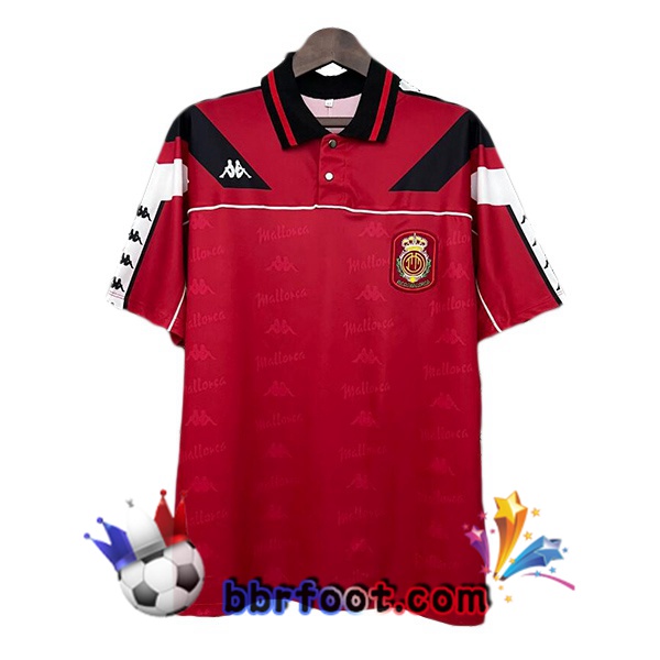 Maillot Foot RCD Mallorca Retro Domicile Rouge 1994-1995