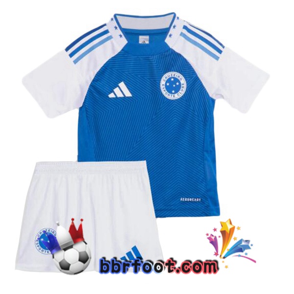Maillot Foot Cruzeiro EC Enfant Domicile Bleu 2025/2026