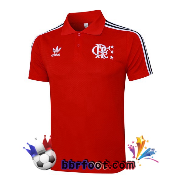 Polo Foot Flamengo Rouge 2025/2026
