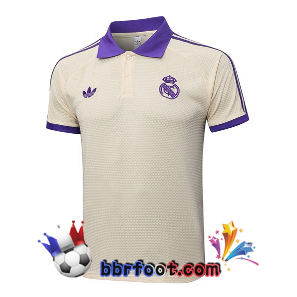 Polo Foot Real Madrid Jaune 2025/2026