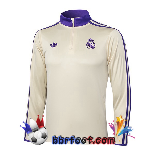 Sweatshirts Homme Real Madrid Jaune 2025/2026