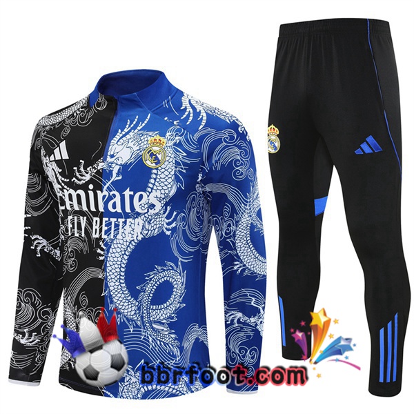 Sweatshirts Homme Real Madrid Noir Bleu 2025/2026