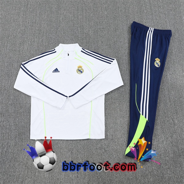 Survetement Foot Real Madrid Blanc 2025/2026