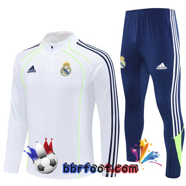 Survetement Foot Real Madrid Blanc 2025/2026