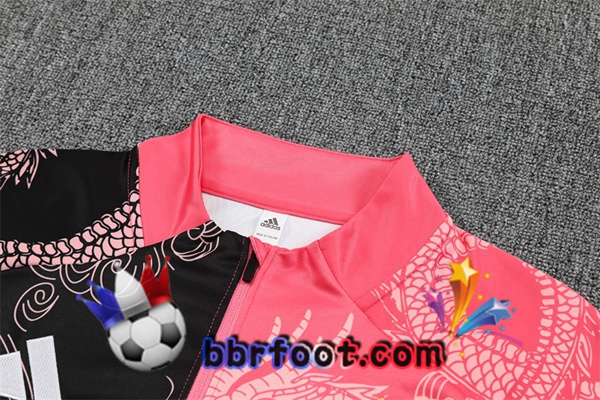 Survetement Foot Real Madrid Rose Noir 2025/2026