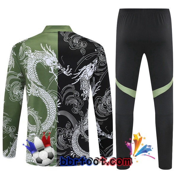 Survetement Foot Real Madrid Noir Vert 2025/2026