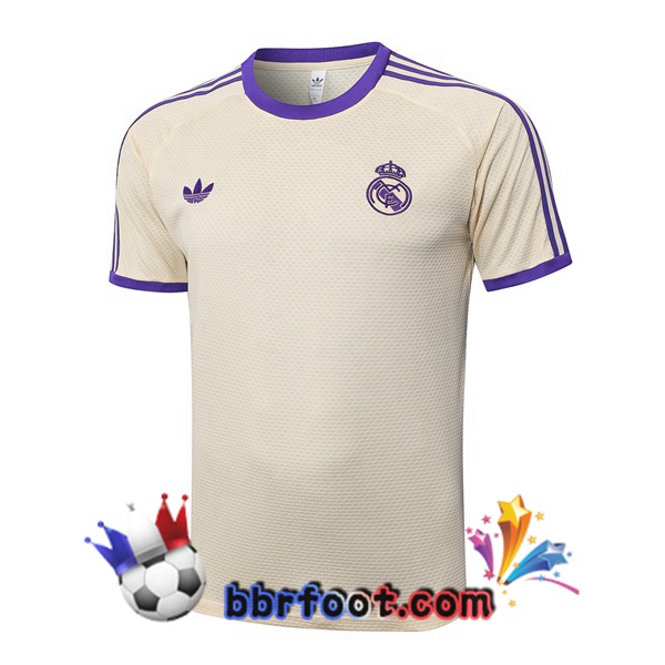 Training T-Shirts Real Madrid Jaune 2025/2026