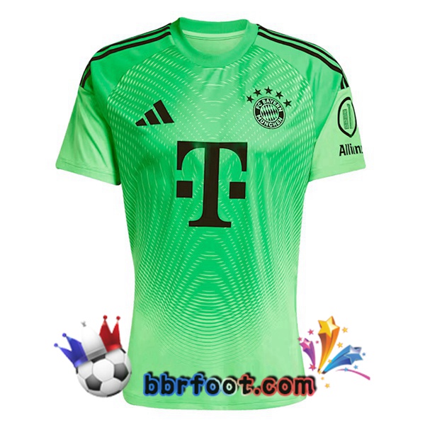 Maillot Foot Bayern Munich Gardien de but Vert 2025/2026