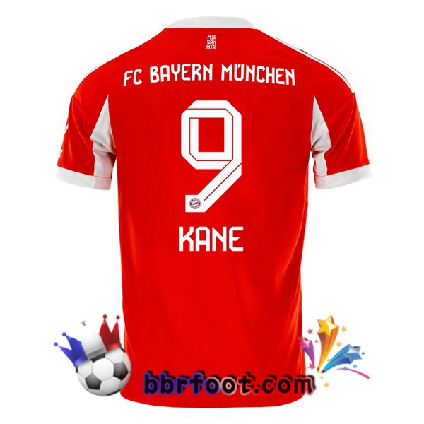 Maillot Foot Bayern Munich (Kane 9) Domicile Rouge 2025/2026