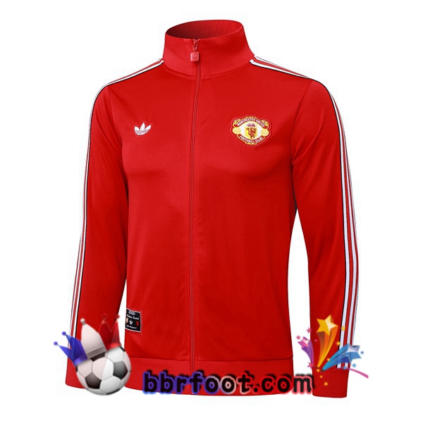 Veste Foot Manchester United Rouge 2025/2026