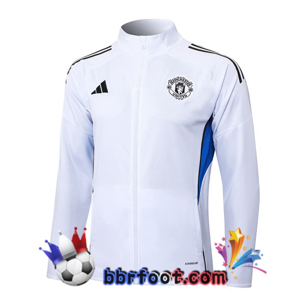 Veste Foot Manchester United Blanc 2025/2026
