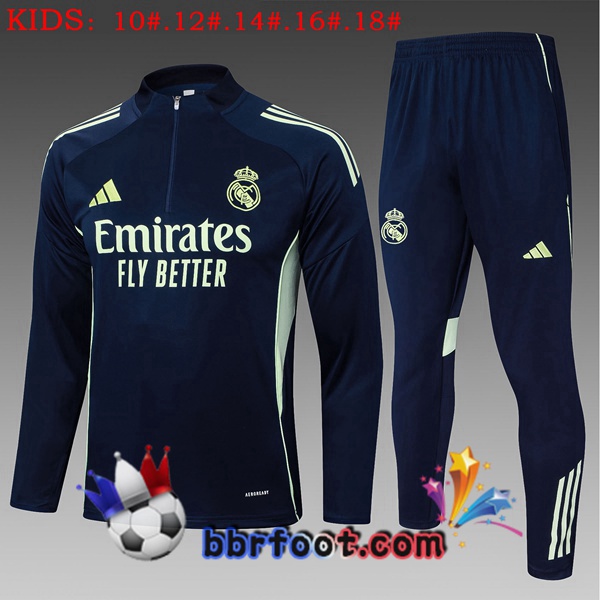 Survetement Foot Real Madrid Enfant Bleu Royal 2025/2026