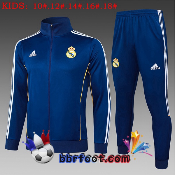 Survetement Foot - Veste Real Madrid Enfant Bleu Royal 2025/2026