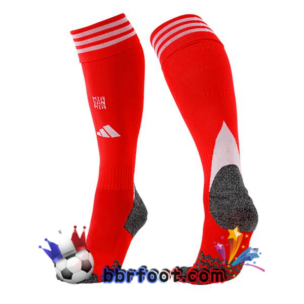 Chaussettes Foot Bayern Munich Domicile Rouge 2025/2026