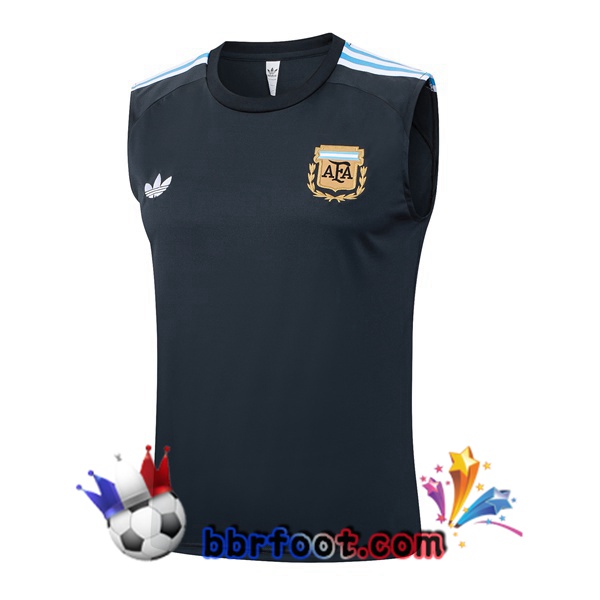 Gilet Foot Argentine Bleu Royal 2025/2026
