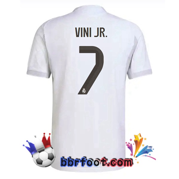 Maillot Foot Real Madrid (Vini Jr. 7) Domicile Blanc 2025/2026