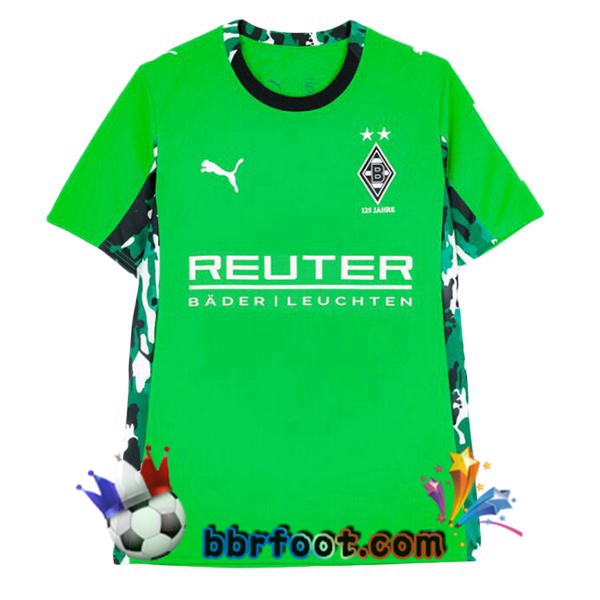 Maillot Foot Monchengladbach Exterieur Vert 2025/2026
