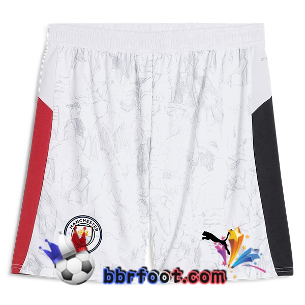 Short Foot Manchester City Club World Cup Domicile Blanc 2025/2026