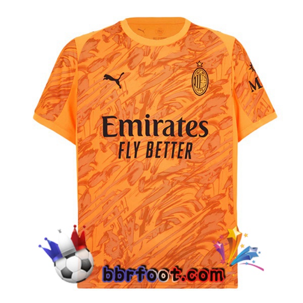 Maillot Foot AC Milan Gardien de but Orange 2025/2026